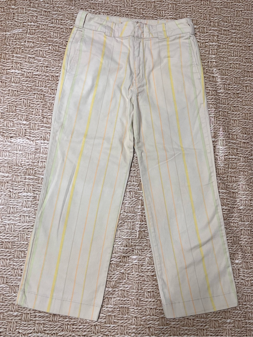 Dickies cropped Size 5/27 Striped Pants